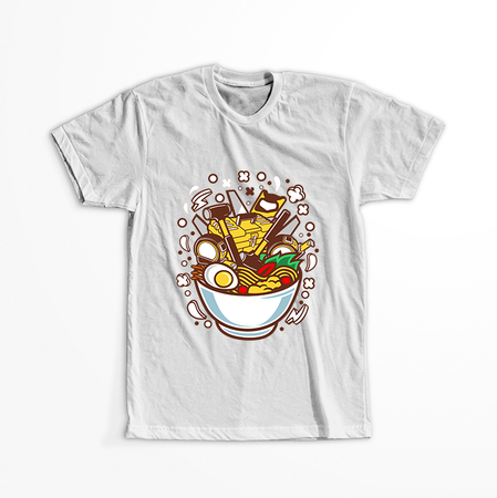 Koszulka Ramen WYBIERZ KOLOR KOSZULKI I FASON