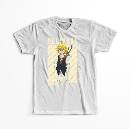 Koszulka Biała Seven Deadly Sins - WYBIERZ KOLOR KOSZULKI I FASON