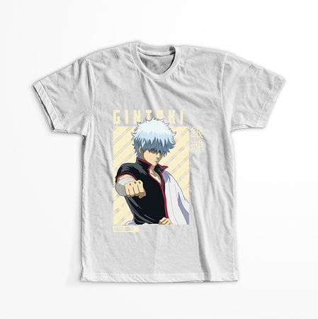 Koszulka Biała Gintama WYBIERZ KOLOR KOSZULKI I FASON