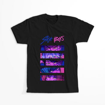 Koszulka Czarna KPop Demon Hunters WYBIERZ KOLOR KOSZULKI I FASON