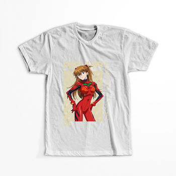 Koszulka Biała Neon Genesis Evangelion - WYBIERZ KOLOR KOSZULKI I FASON