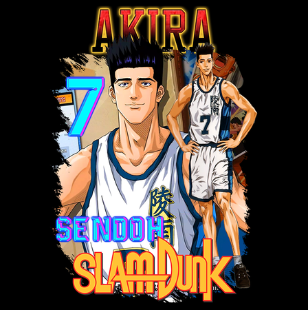 Koszulka Czarna Slam Dunk WYBIERZ KOLOR KOSZULKI I FASON