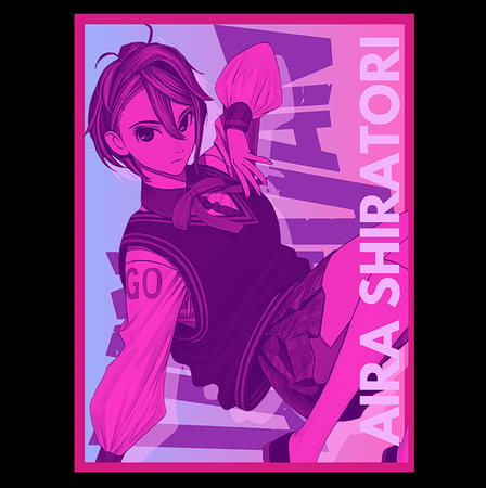 Koszulka Czarna Dandadan - WYBIERZ FASON KOSZULKI