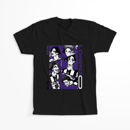 Koszulka Czarna - Blue Lock - WYBIERZ KOLOR KOSZULKI I FASON