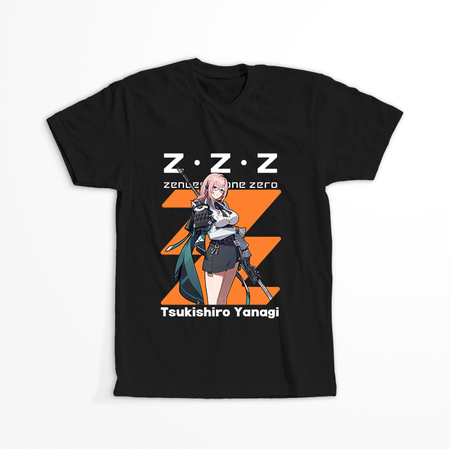 Koszulka Czarna - Zenless Zone Zero - WYBIERZ KOLOR KOSZULKI I FASON