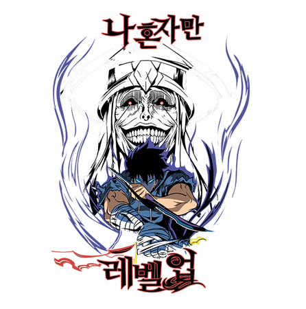 Koszulka Biała - Solo Leveling - WYBIERZ KOLOR KOSZULKI I FASON