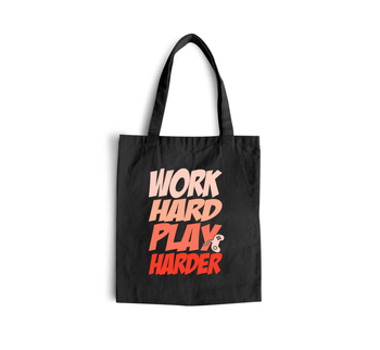 Torba z uszami z Work Hard Play Harder