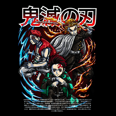 Torba z uszami z Demon Slayer / Kimetsu no Yaiba / Miecz zabójcy demonów