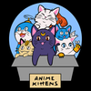 Koszulka Biała Anime Kittens - WYBIERZ KOLOR KOSZULKI I FASON