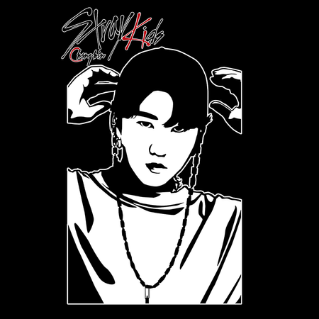 Koszulka Biała Stray Kids WYBIERZ KOLOR KOSZULKI I FASON