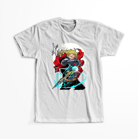 Koszulka Biała Fullmetal Alchemist - WYBIERZ KOLOR KOSZULKI I FASON