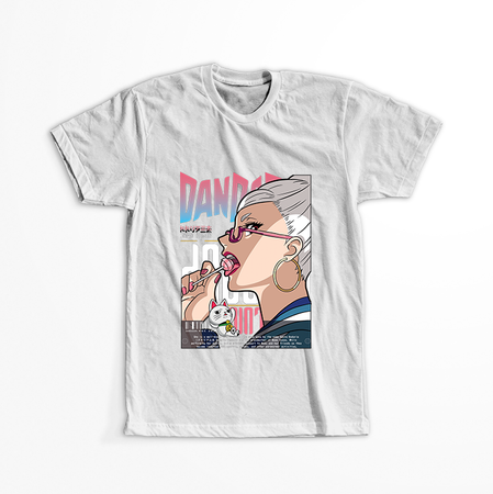 Koszulka Biała Dandadan - WYBIERZ FASON KOSZULKI