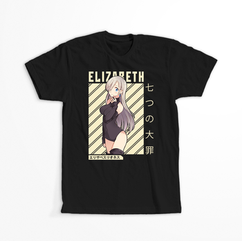 Koszulka Czarna Seven Deadly Sins - WYBIERZ KOLOR KOSZULKI I FASON