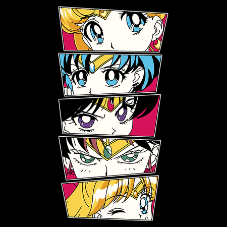 Koszulka Biała - Czarodziejka z księżyca / Sailor Moon - WYBIERZ KOLOR KOSZULKI I FASON