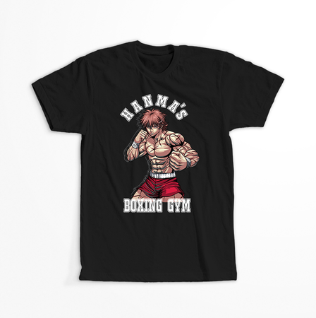 Koszulka Czarna Baki the Grappler - WYBIERZ KOLOR KOSZULKI I FASON