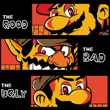 Koszulka Super Mario Bros. WYBIERZ KOLOR KOSZULKI I FASON