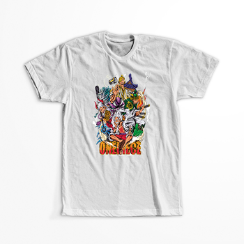 Koszulka Biała One Piece - WYBIERZ KOLOR KOSZULKI I FASON