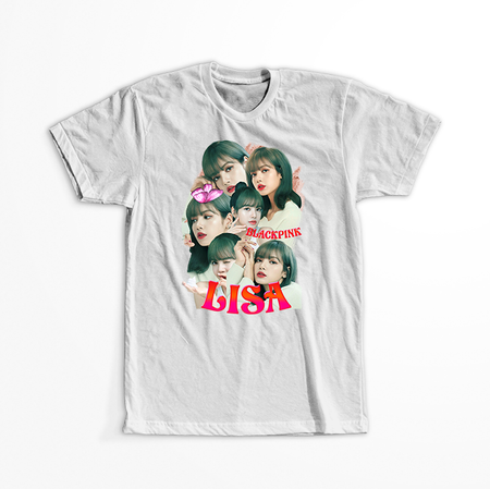 Koszulka Biała BlackPink WYBIERZ KOLOR KOSZULKI I FASON