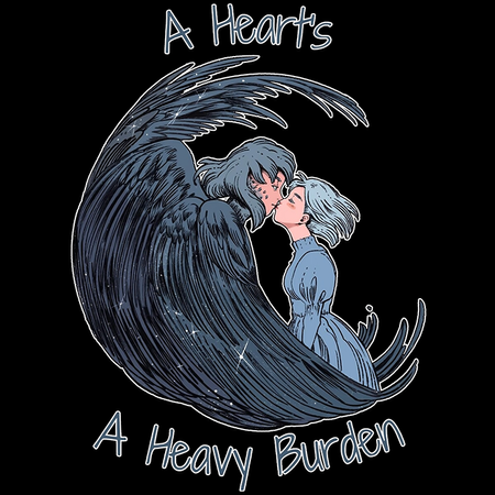 Koszulka Biała - Howl's Moving Castle - WYBIERZ KOLOR KOSZULKI I FASON