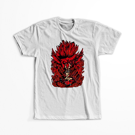 Koszulka Biała Naruto / Boruto - WYBIERZ KOLOR KOSZULKI I FASON