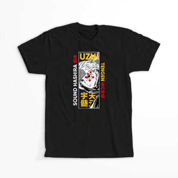 Koszulka Czarna Demon Slayer / Kimetsu no Yaiba / Miecz zabójcy demonów - WYBIERZ KOLOR KOSZULKI I FASON