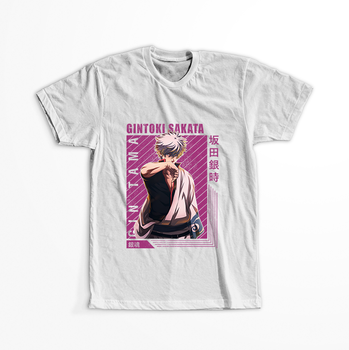 Koszulka Biała Gintama WYBIERZ KOLOR KOSZULKI I FASON