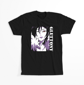 Koszulka Czarna Seven Deadly Sins - WYBIERZ KOLOR KOSZULKI I FASON