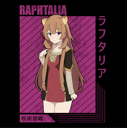 Koszulka Biała - The Rising of the Shield Hero - WYBIERZ KOLOR KOSZULKI I FASON