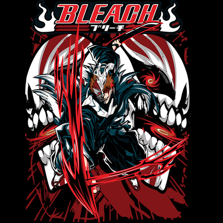 Koszulka Czarna Bleach - WYBIERZ KOLOR KOSZULKI I FASON