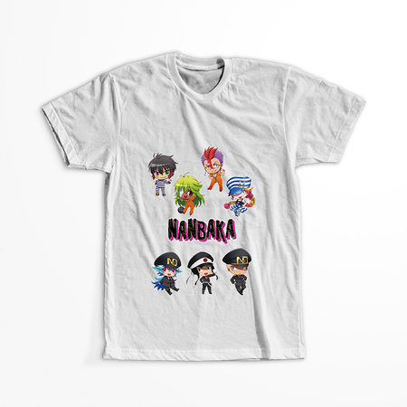 Koszulka Biała Nanbaka WYBIERZ KOLOR KOSZULKI I FASON