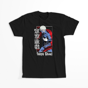 Koszulka Czarna Tokyo Ghoul - WYBIERZ KOLOR KOSZULKI I FASON