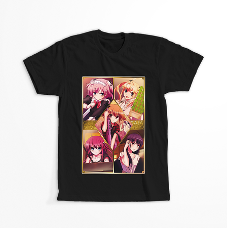 Koszulka Czarna The Eden of Grisaia  - WYBIERZ KOLOR KOSZULKI I FASON