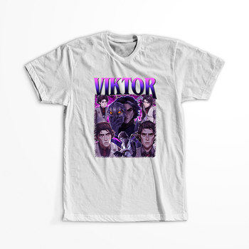 Koszulka Biała - League of Legends & Arcane - WYBIERZ KOLOR KOSZULKI I FASON