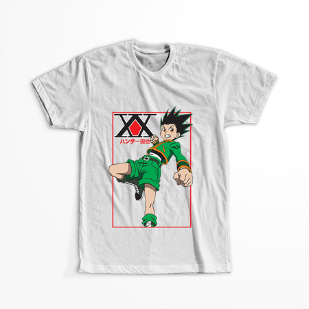 Koszulka Biała Hunter x Hunter WYBIERZ KOLOR KOSZULKI I FASON