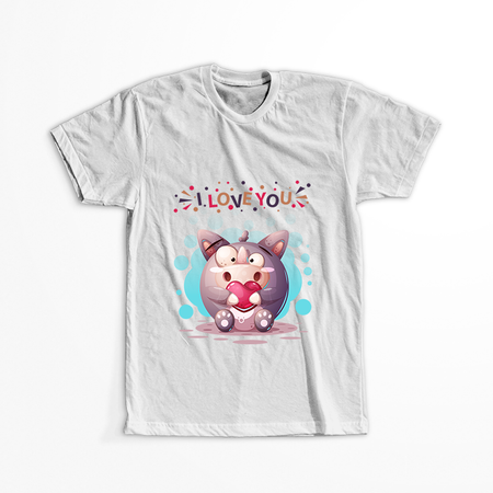 Koszulka Walentynki WYBIERZ KOLOR KOSZULKI I FASON