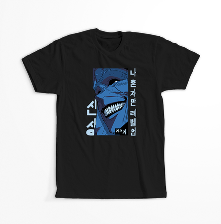 Koszulka Czarna - Solo Leveling  - WYBIERZ KOLOR KOSZULKI I FASON