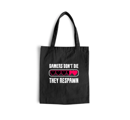 Torba z uszami z Gamer don't die, they respawn