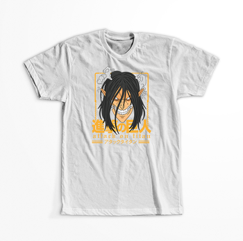 Koszulka Biała Attack on titan WYBIERZ KOLOR KOSZULKI I FASON