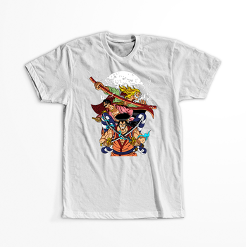 Koszulka Biała One Piece - WYBIERZ KOLOR KOSZULKI I FASON