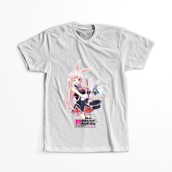 Koszulka Biała Mondaiji-tachi ga Isekai kara Kuru Sou Desu yo? WYBIERZ KOLOR KOSZULKI I FASON