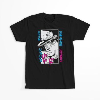 Koszulka Czarna JOJO's Bizarre Adventure - WYBIERZ KOLOR KOSZULKI I FASON