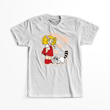 Koszulka Biała Candy Candy - WYBIERZ KOLOR KOSZULKI I FASON