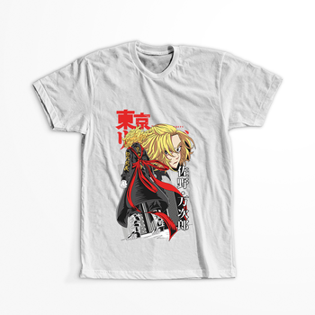 Koszulka Biała Tokyo Revengers WYBIERZ KOLOR KOSZULKI I FASON