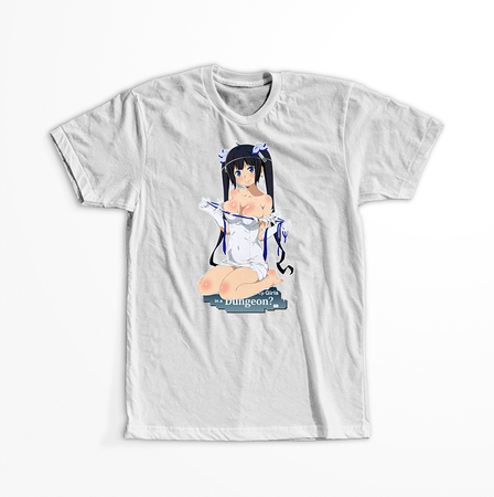 Koszulka Biała -  Is It Wrong to Try to Pick Up Girls in a Dungeon? - WYBIERZ KOLOR KOSZULKI I FASON