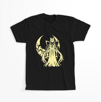 Koszulka Czarna Sailor Moon WYBIERZ KOLOR KOSZULKI I FASON