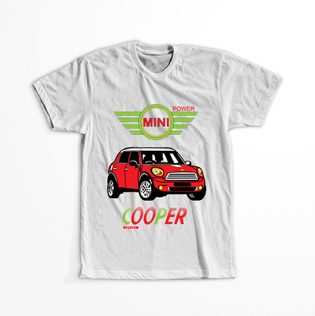 Koszulka Mini Cooper WYBIERZ KOLOR KOSZULKI I FASON