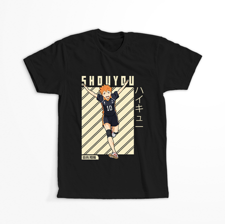 Koszulka Czarna - Haikyuu!! - WYBIERZ KOLOR KOSZULKI I FASON