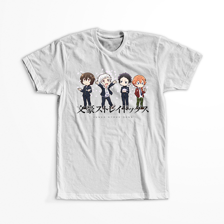 Koszulka Biała - Bungou Stray Dogs - WYBIERZ KOLOR KOSZULKI I FASON