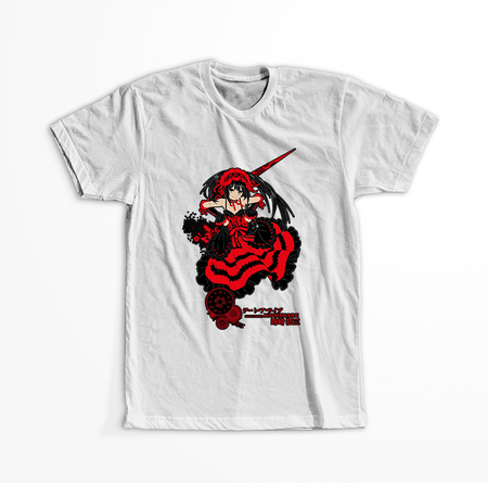 Koszulka Biała - Date a live - WYBIERZ KOLOR KOSZULKI I FASON