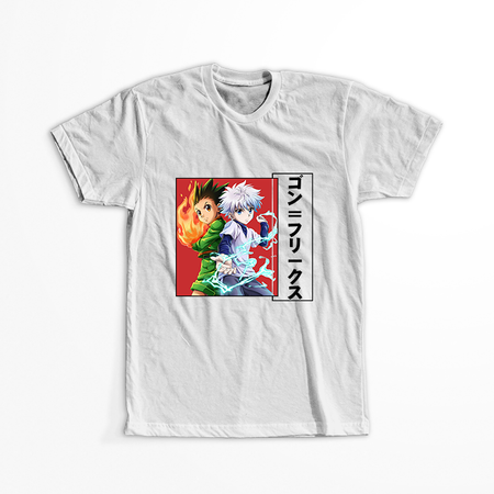 Koszulka Biała Hunter x Hunter WYBIERZ KOLOR KOSZULKI I FASON